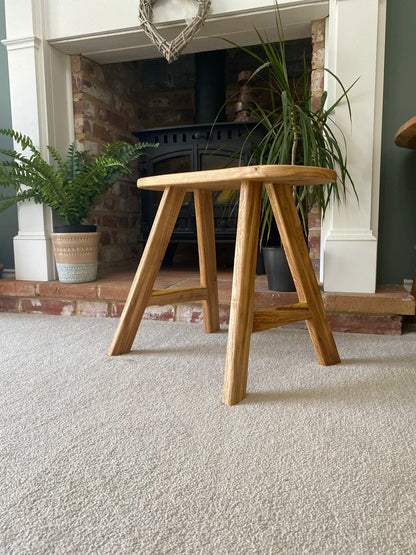 Oak Stool | Elegant Design | Traditional Joinery