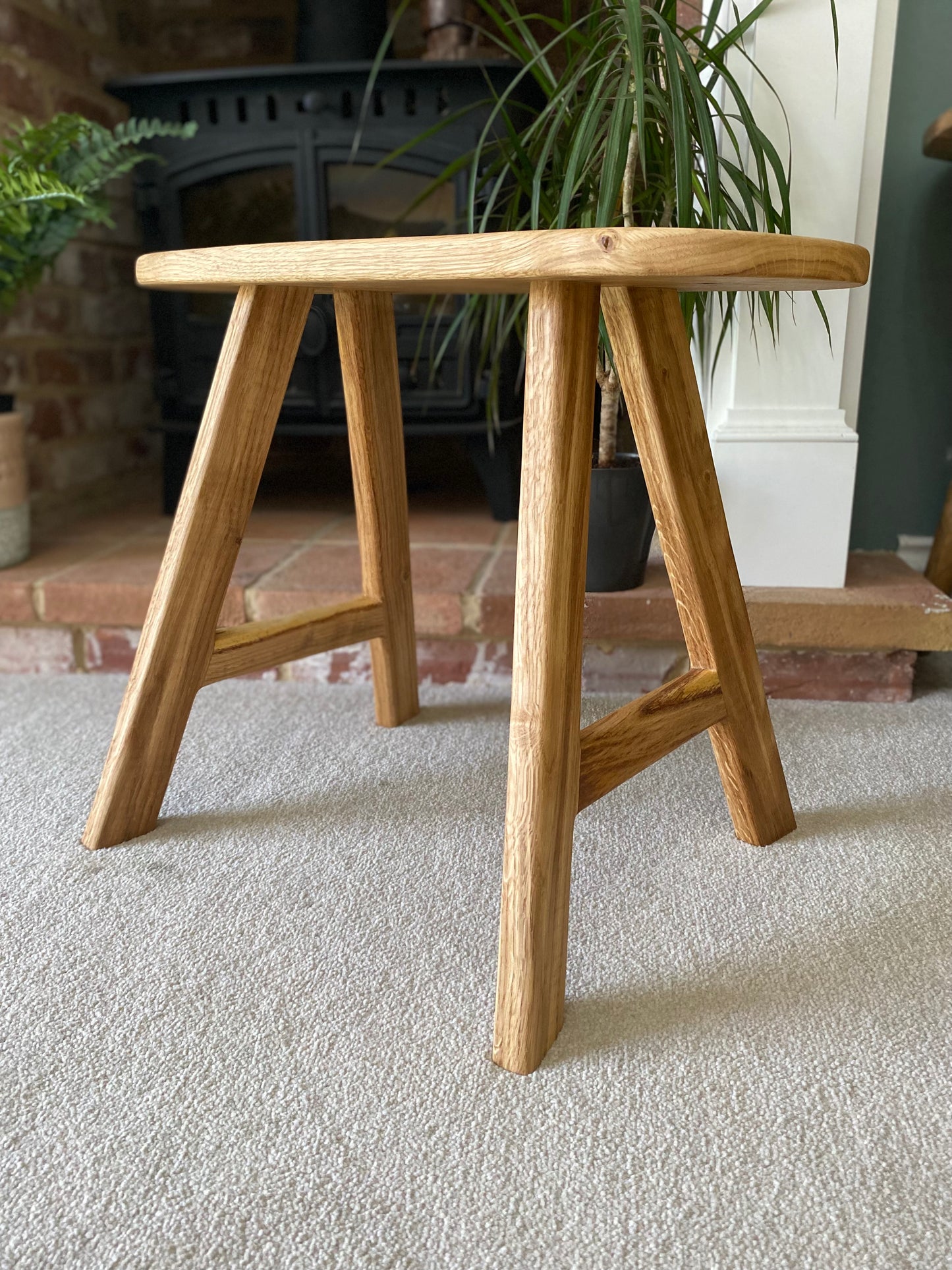 Oak Stool | Elegant Design | Traditional Joinery