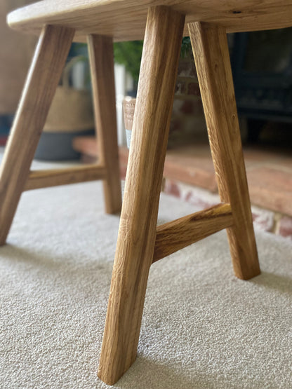 Oak Stool | Elegant Design | Traditional Joinery