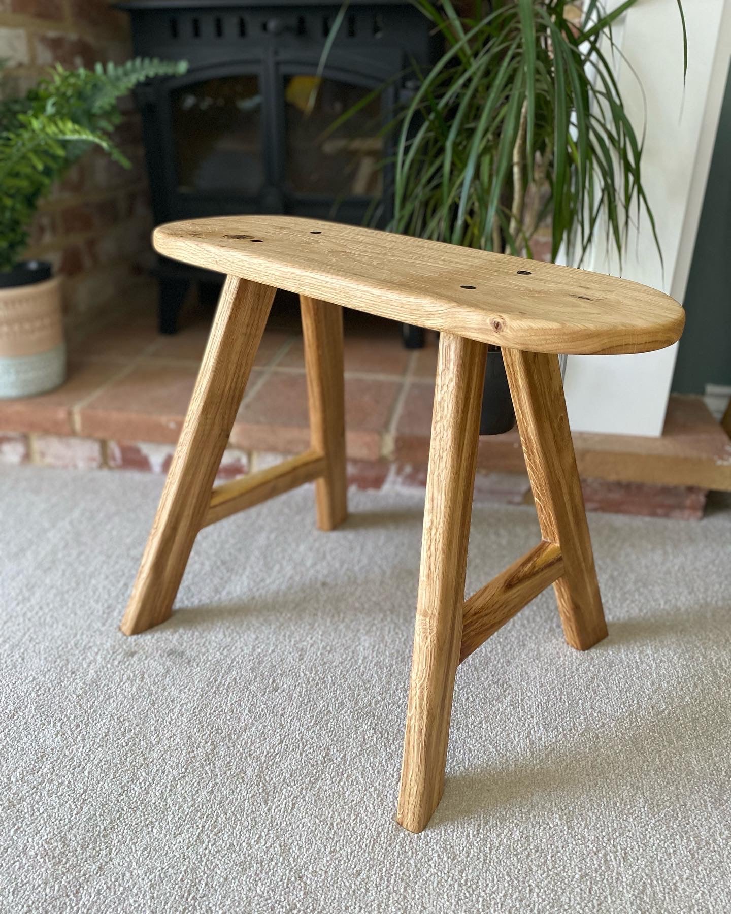 Oak Stool | Elegant Design | Traditional Joinery