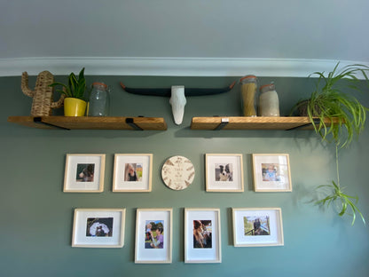 Scaffold board shelves