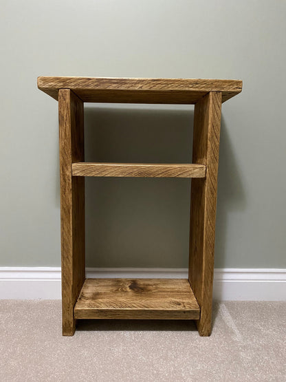 Rustic Side Table | Bedside Table | Storage Unit | Reclaimed Wood