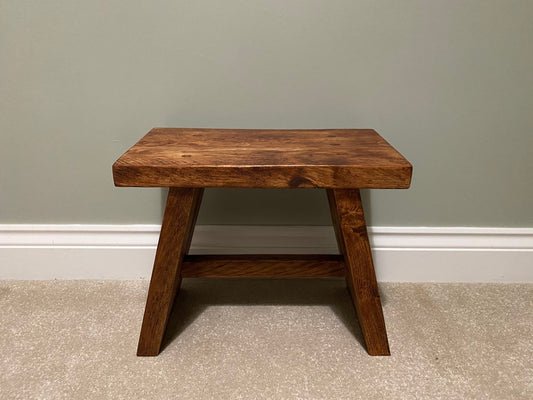 Rustic Mini Stool | Japanese Inspired | Reclaimed Wood