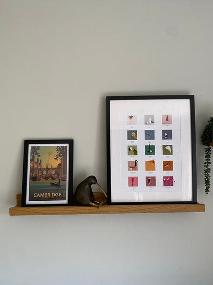 Oak Picture Shelf | Picture Ledge | Floating Shelves | Custom Shelving