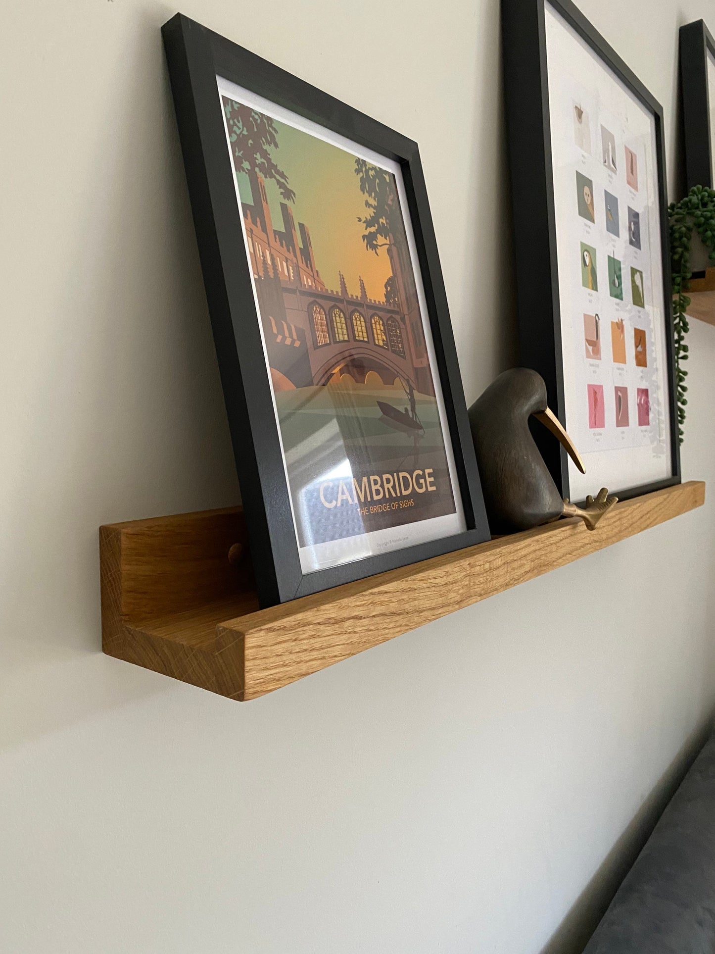 Oak Picture Shelf | Picture Ledge | Floating Shelves | Custom Shelving