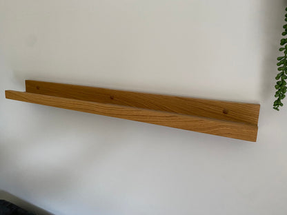 Oak Picture Shelf | Picture Ledge | Floating Shelves | Custom Shelving